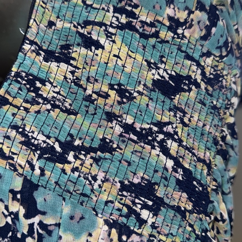 LC Lauren Conrad- Women’s Strapless Floral Chiffon Lined dress size 8 - Picture 9 of 9